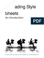 Cascading Style Sheets: An Introduction