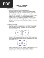 As Topic 4 Notes - Bonding & Periodicity