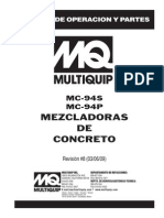 Mixers Towable Concrete Multiquip MC94SP Rev 8 Spanish Manual DataId 18831 Version 1