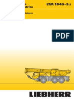 Mobile Crane Grue Automotrice: Technical Data Caractéristiques Techniques