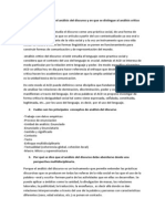 Análisis Del Discurso Guía Del Priemer Examen