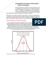 Determinación Estadística de Límites de Desgaste de Precaución y Críticos