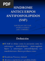 Sindrome Anticuerpos Antifosfolipidos (Saf)