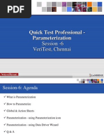 QTP Training Session6-Parameterisation