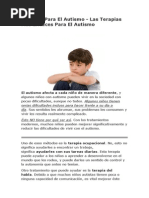 Las Terapias Más Eficaces para El Autismo