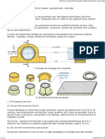 Paliers Lisses, Coussinets, Rotules