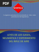 Leyes de Los Gases, Neumática y Experimento