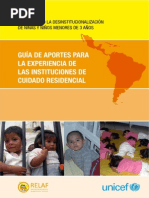 Guia Desinstitucionalización 0 A 3 RELAF & UNICEF