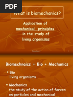 Introduction To Bio Mechanics Slide Show