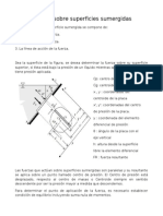 Fuerzas Hidrostáticas Sobre Superficies Sumergidas