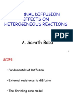 External Diffusion Effects On Heterogeneous Reactions: A. Sarath Babu