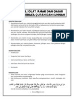 Mengenal Solat Jamak Dan Qasar Disusun Oleh Ezry Fahmy Eddy Yusof