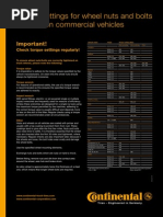 Torque Table en