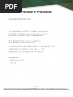 Extract From QLD Flood Commission Peter Care Wide Bay Water Lenthalls Dam Gate Failure Transcript of Proceeedings QLD Flood Commission