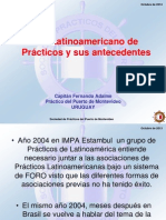 Fernando Adaime Foro Latinoamericano de Practicos y Sus Antecedentes