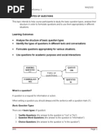 Topic 4 Types of Questions