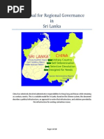 Proposal For Regional Governance in Sri Lanka