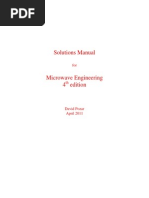 Microwave - Engineering.pozar.4th Ed - Solutions.manual