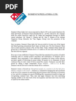 Logistic Management - Dominos