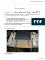 DiY. Homemade Router Laser CNC.