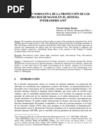 Evolución Normativa de La Protección de Los Derechos Humanos en El Sistema Interamericano - Florabel Quispe Remón