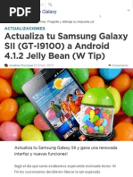 Actualiza Tu Samsung Galaxy SII (GT-I9100) A Android 4.1