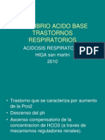 Acidosis Respiratoria