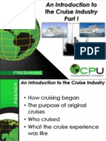 History of The Cruise Industry