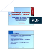 System Design and Modeling With Simulink