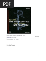 XML Web Services For The Microsoft .NET Platform