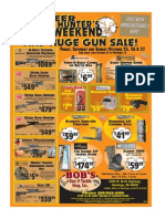 Bobs Gun and Tackle Hunters Weekend Sale