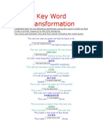 Key Word Transformation 1 (Solved)