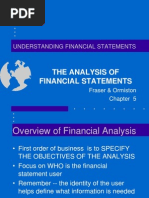 The Analysis of Financial Statements