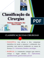 Classificação Da Cirurgias