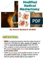 Modified Radical Mastectomy