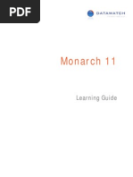 Monarch 11 Learning Guide