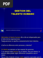 Gestion Del Talento Humano I