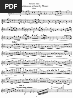 Variations On A Theme by Mozart (Flute)