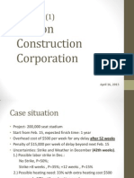 Case Study (1) : - Sharon Construction Corporation