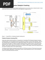 Typical PFD of Residue Catalytic Cracking