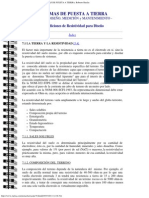 RESISTIVIDAD... TEORIA Y DISEÑO DE SISTEMAS DE PUESTA A TIERRA. Roberto Ruel