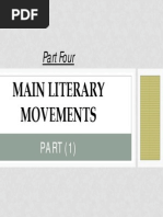 Part (4) Modern Literary Movements - 1