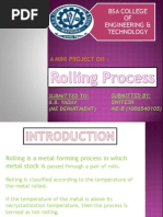 Bsa College OF Engineering & Technology: A Mini Project On