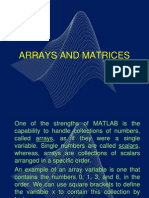 Arrays and Matrices