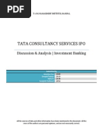 Tata Consultancy Services IPO Analysis