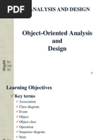 Object-Oriented Analysis and Design