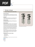 Unique SSV - Tank Outlet