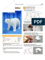 Polar Bear: Assembly Instructions: Assemble The Head