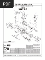 Parts Manual Motor KM 178f