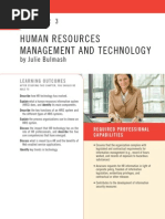 Human Resources Management and Technology